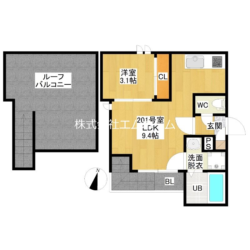 グランティック港テラス 間取り