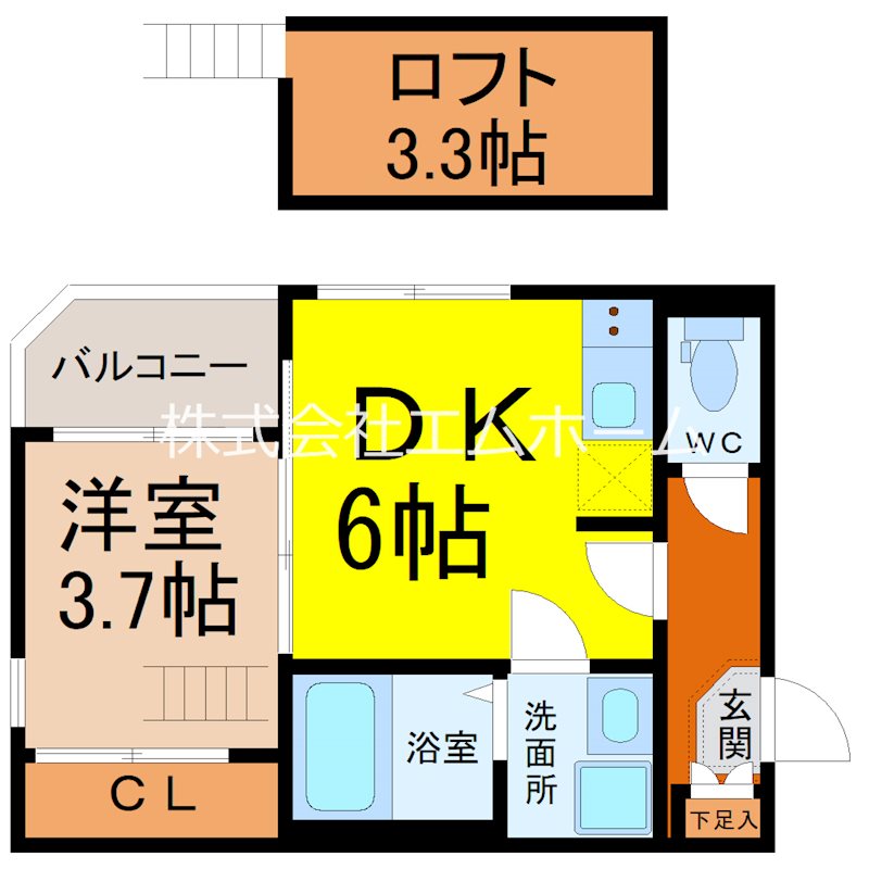 ＯＫＡＳＩＮ６９３１ 間取り