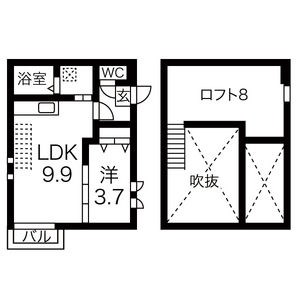 Ａｍｐｉｏ中村日赤（アンピオ中村日赤） 間取り