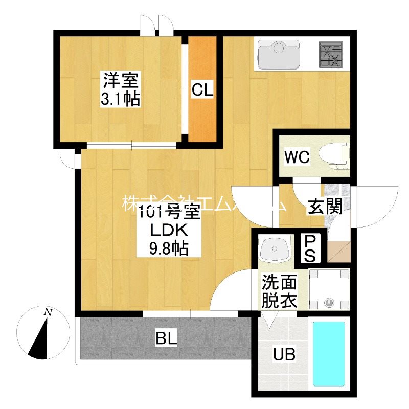 グランティック港テラス 間取り