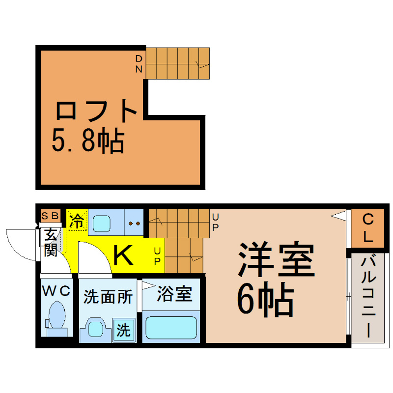 メゾン・ド・クレイン 間取り