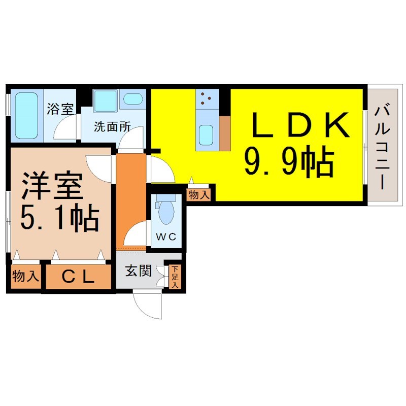 金山アイサンメゾン 間取り