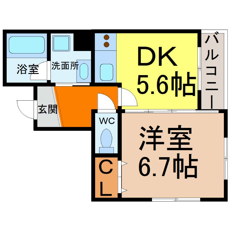 橘ハイツ弐番館 間取り
