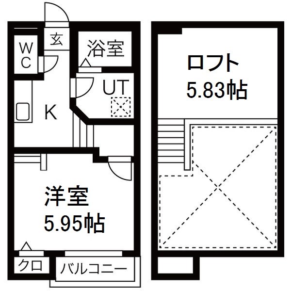Ｃｒｅｏ高畑壱番館 間取り