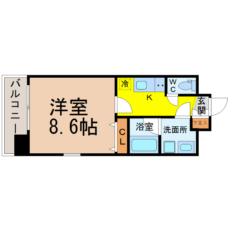 ステージファースト名駅 間取り