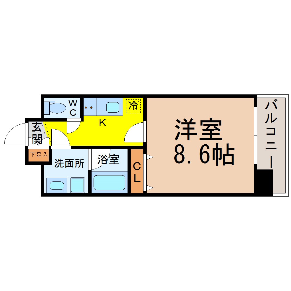 ステージファースト名駅 間取り
