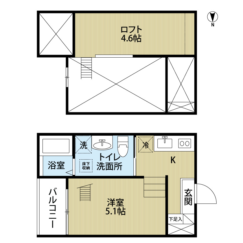 エクセル日ノ宮 間取り