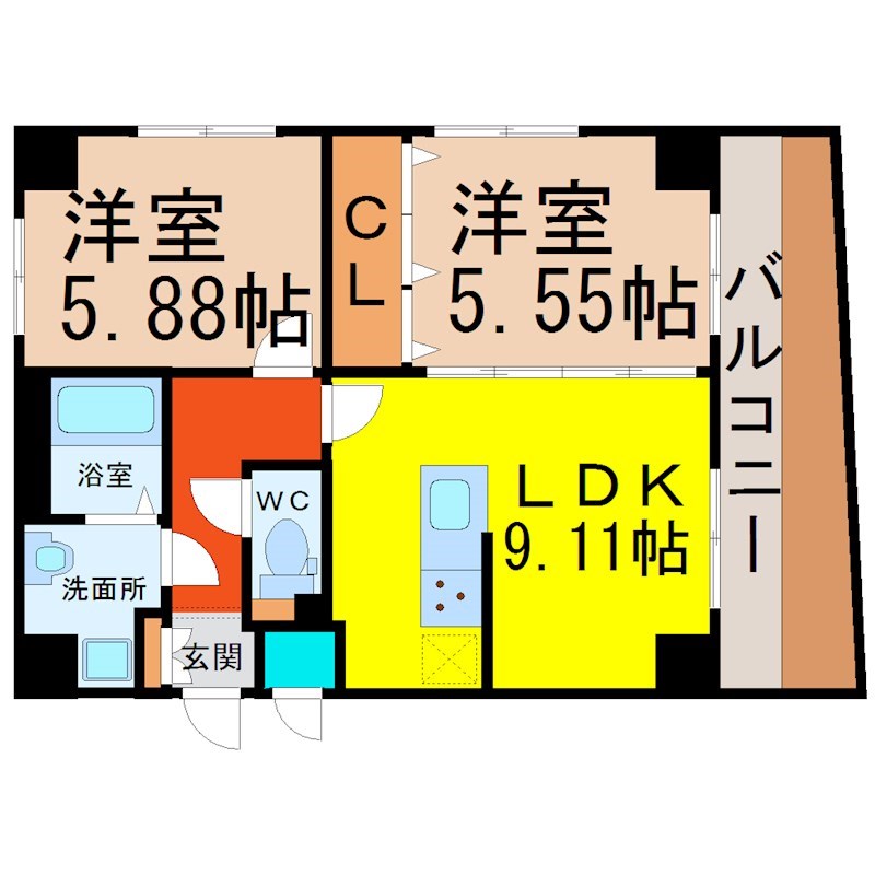 ベラヴィスタ神田 間取り