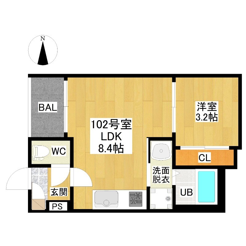 Ｒ－Ｓｍａｒｔ黒川 間取り