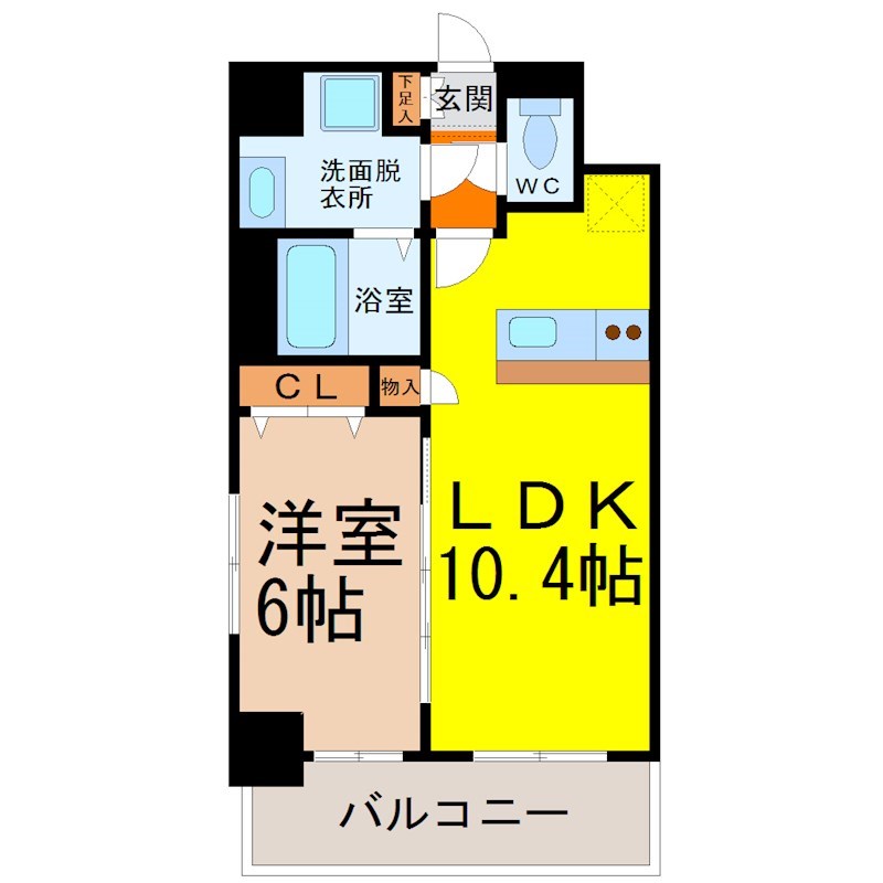 グランデ中村区役所 間取り