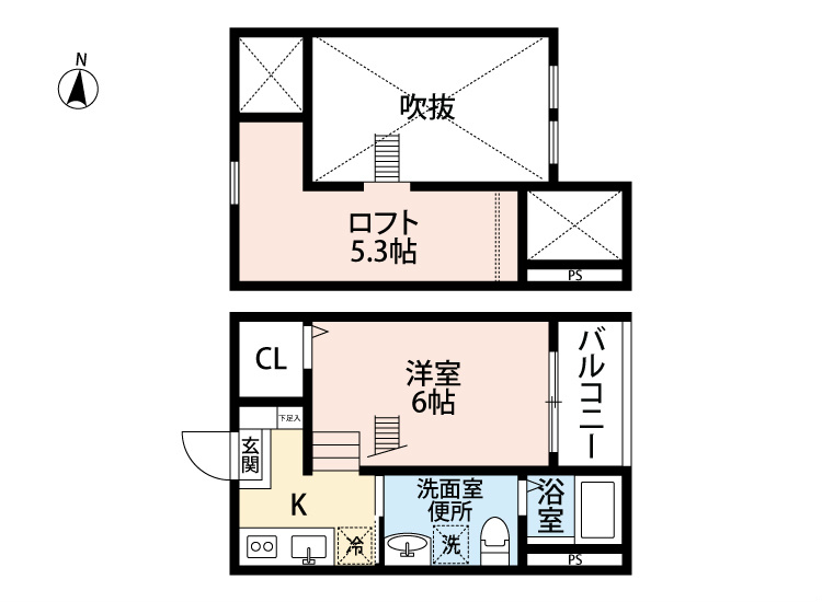 エスペランサ源兵衛町 間取り