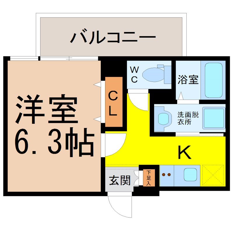 ファステート鶴舞駅前リヴェール 間取り