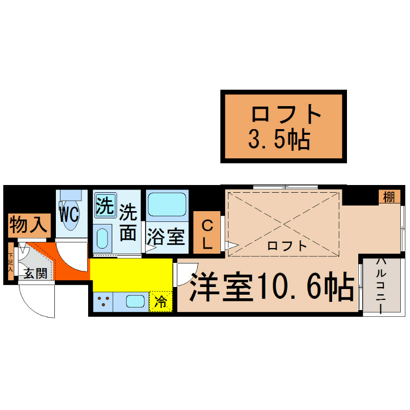 ＣＡＳＡ　ＬＵＣＡ（カーサルカ） 間取り