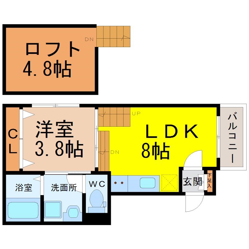 Ｈｅｒｓｈｅｙ（ハーシー） 間取り