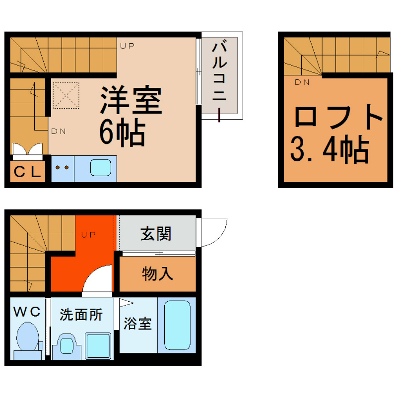 Ｂｒｉｇｈｔｗｉｌｌ中村公園 間取り