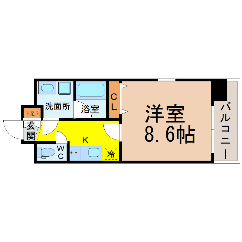 ステージファースト名駅 間取り