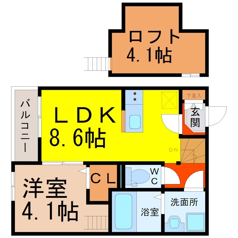 グランディII 間取り