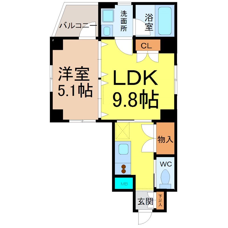 グランメールモリタ 間取り