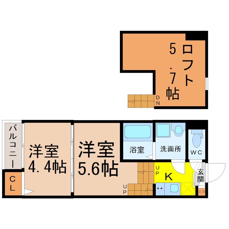 Ｆｉｒｓｔ　ｓｅｒｅｎｏ（ファーストセレーノ） 間取り