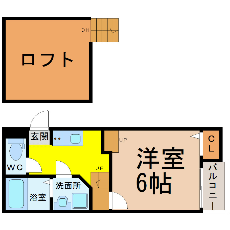 Creo荒子壱番館（クレオ荒子壱番館） 間取り