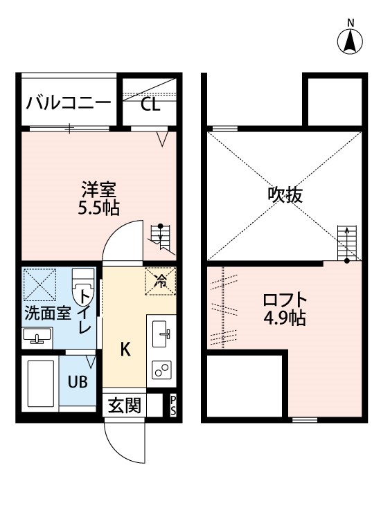 ＣｏｚｙＨｏｕｓｅ清水 間取り