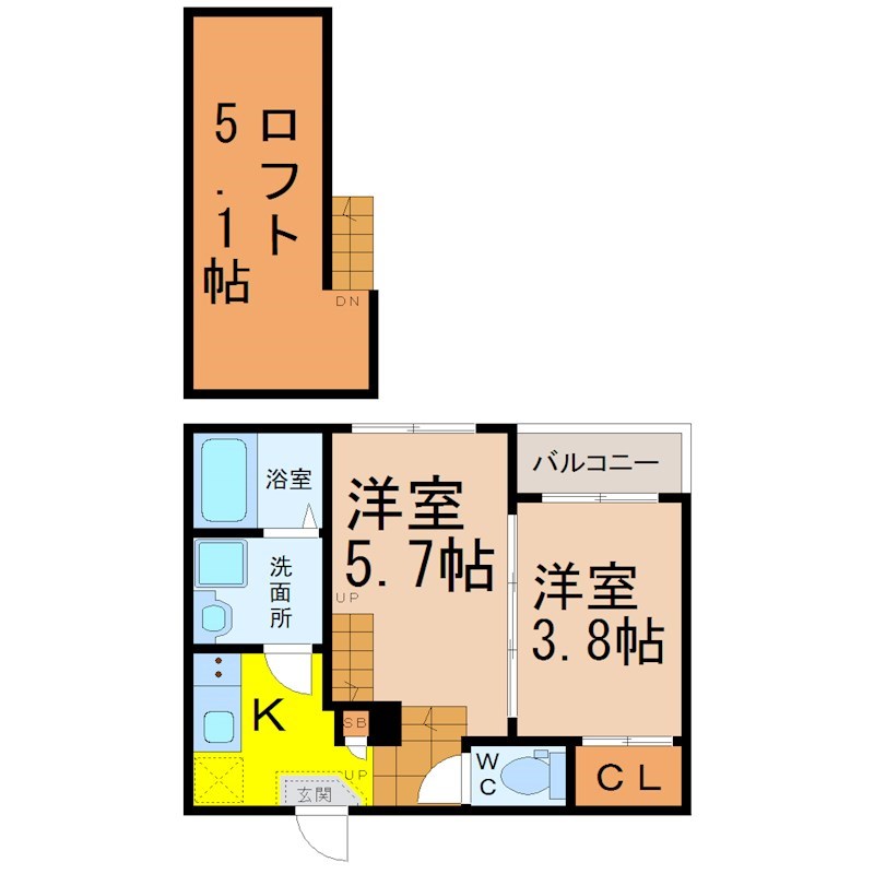 ハーモニーテラス城東町 間取り