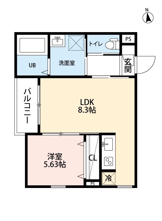 フォレスト妙音通 間取り