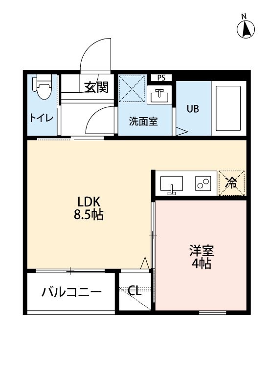 フォレスト妙音通 間取り