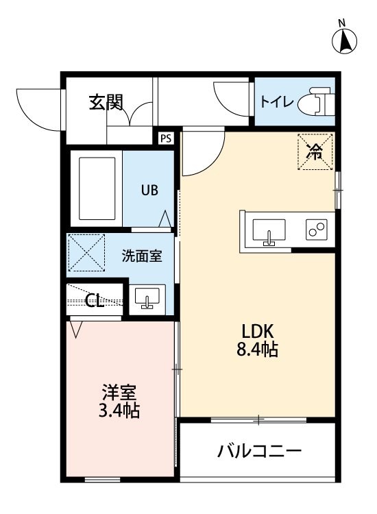 フォレスト妙音通 間取り