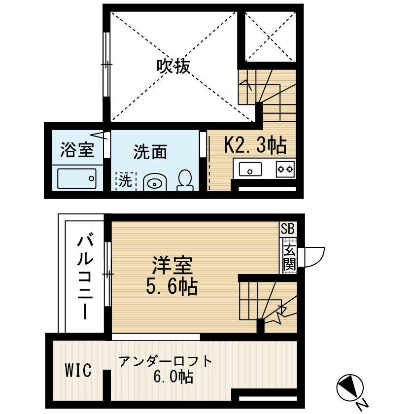 Ａｔｔｉｃ野並（アティック野並）  間取り