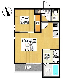 ＧＲＡＮＤＴＩＣ　ＭＥＩＪＩ（グランティックメイジ） 間取り