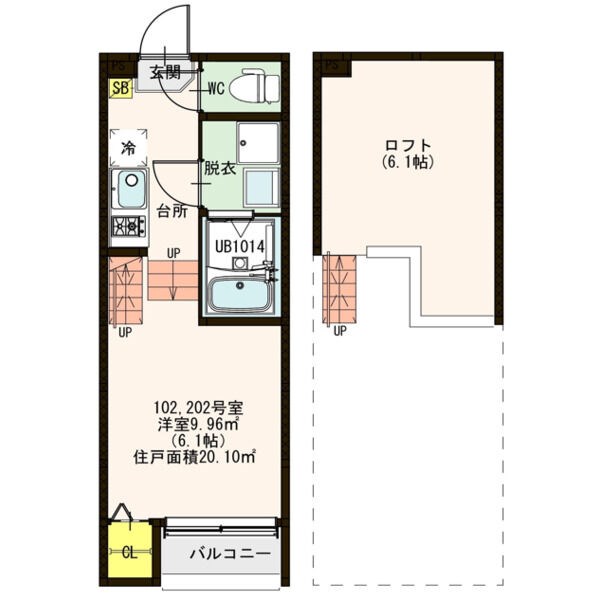 Ｓｏｕｔｈｅｒｎ Ｇａｔｅ（サザンゲート） 間取り