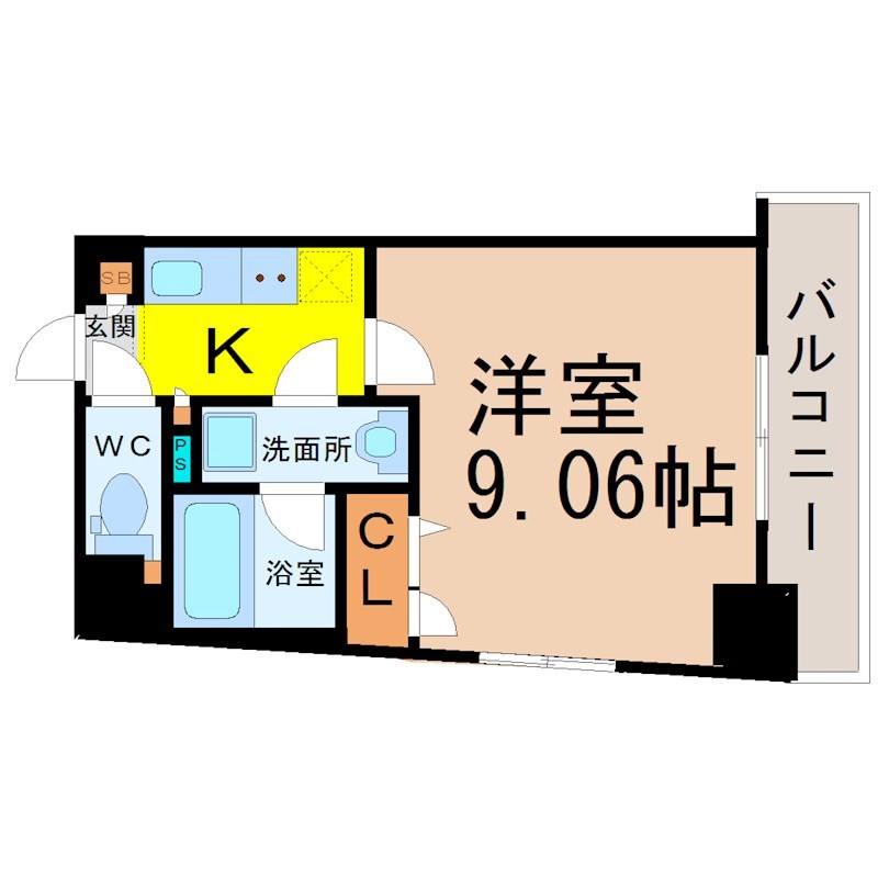 コスモナーレ千種 間取り