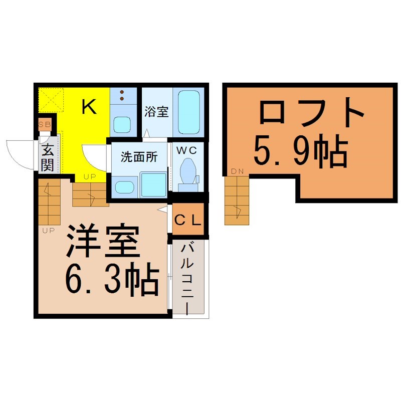 サクラテラス堀田 間取り