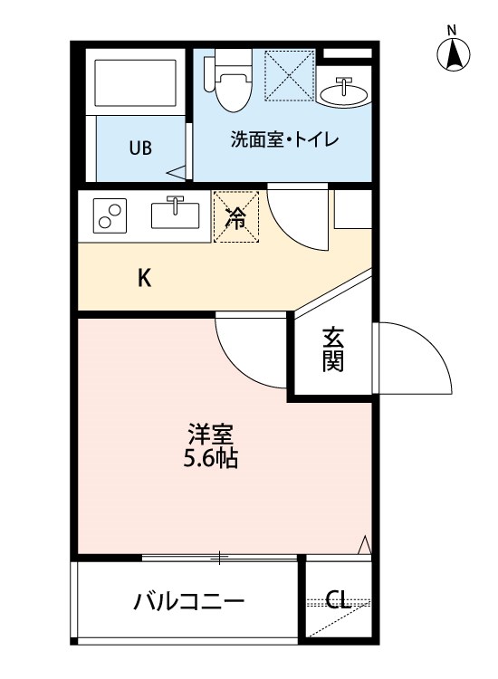 クラスティーネ中村町 間取り