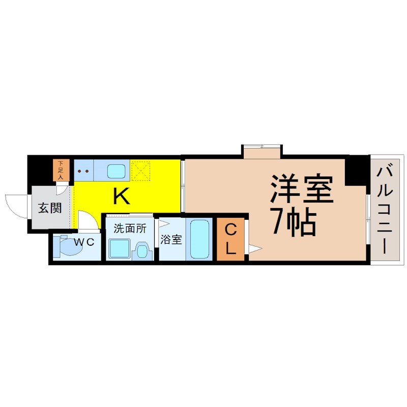サンシティ畑江通 間取り