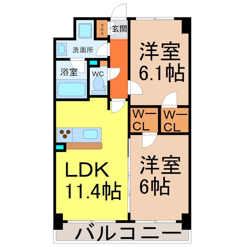 ＮＤＯ（エヌディオー） 間取り