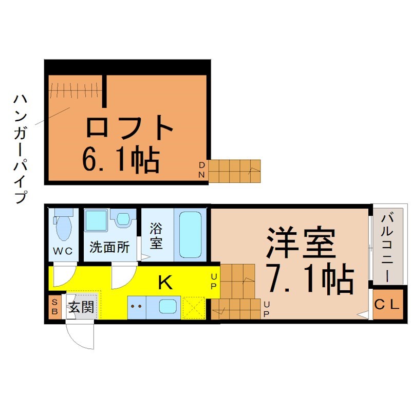 Ｓｅｒｅｎｏ内田橋（セレーノ内田橋） 間取り