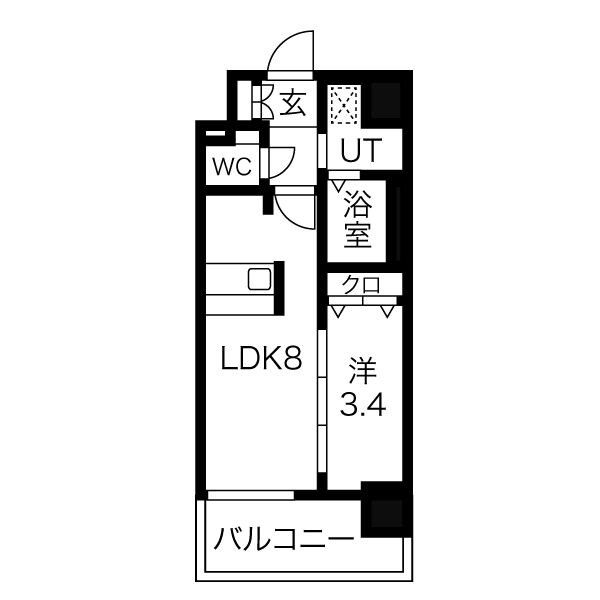 ディアレイシャス尾頭橋 間取り