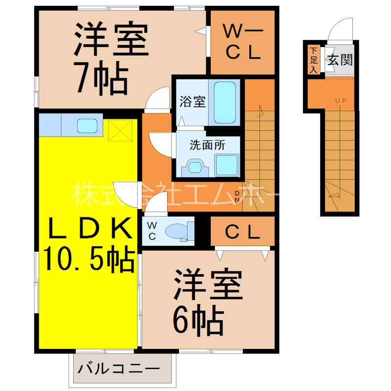 ヴィラ熱田 間取り