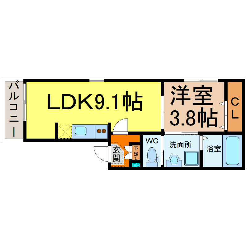 コンパートハウス大曽根 間取り