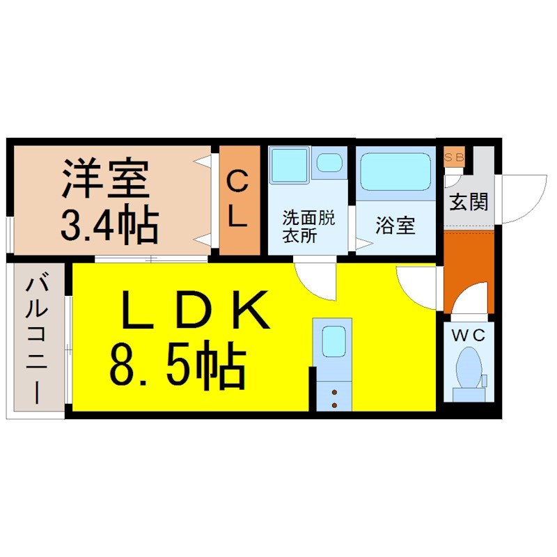 Ｂｒｏｏｋｌｙｎ　Ｌｉｆｅ（ブルックリンライフ） 間取り