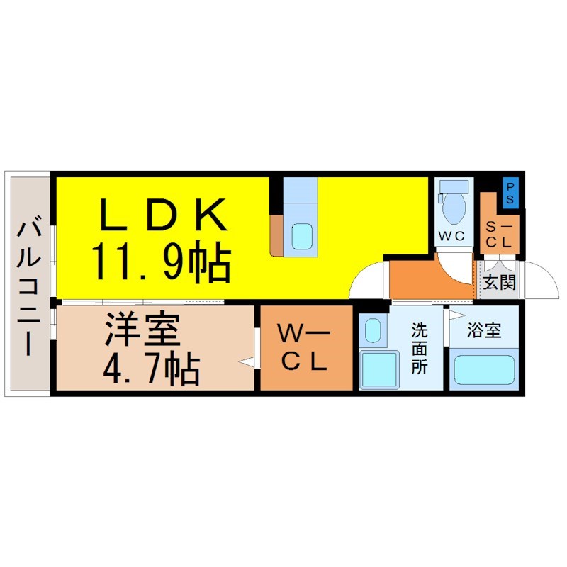 メゾン新守西 間取り
