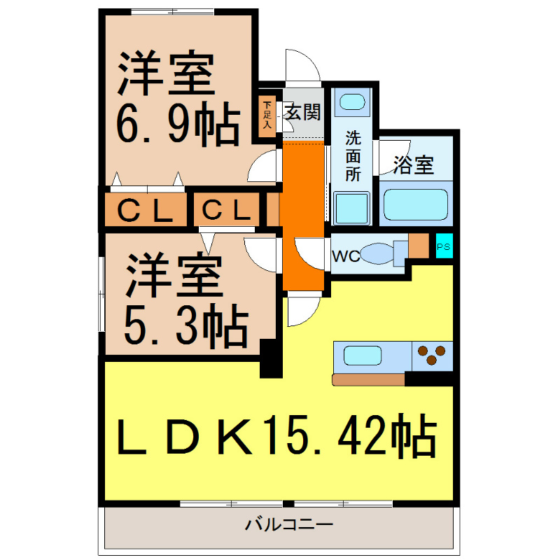 グレースベル金城 間取り
