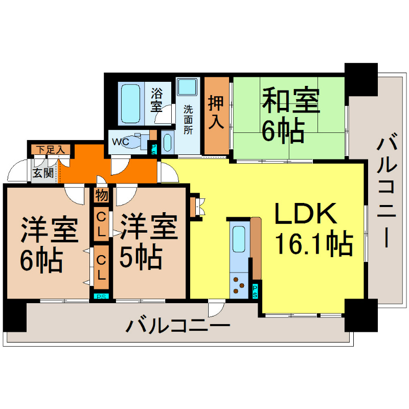 シティオ上前津 間取り