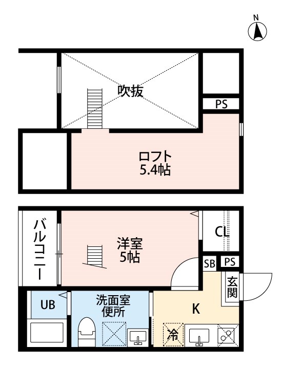 クレア露橋 間取り