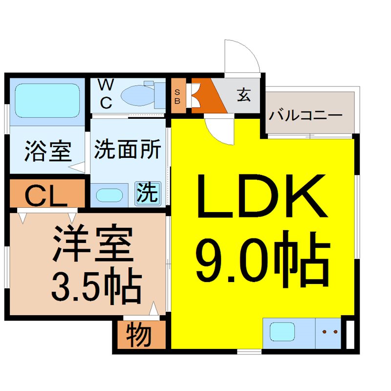 DLIFE則武 間取り