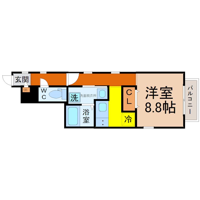 ＴＲＩＵＭＰＨ名駅(トライアンフ名駅) 間取り