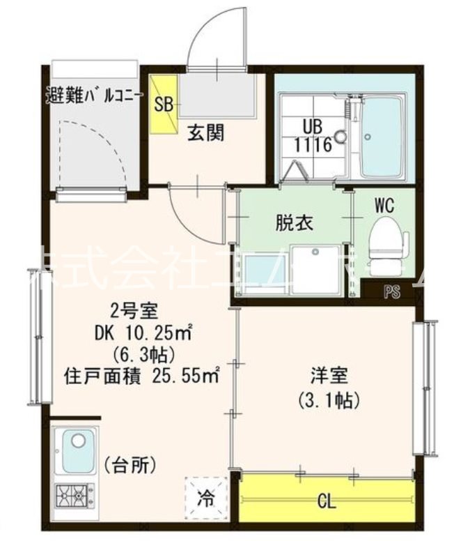 ＮｉｔｖａＨｅｉｇｈｔｓ（ニトヴァハイツ） 間取り