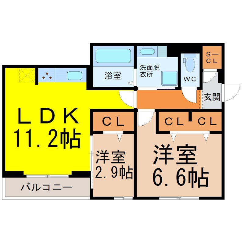 サニーコート平和 間取り